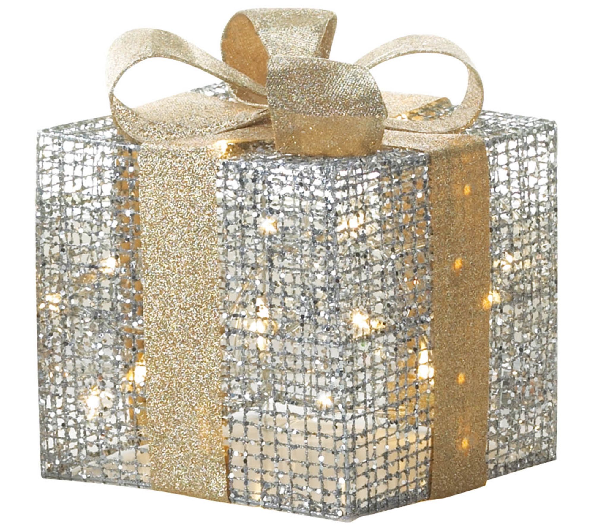 Zingz & Thingz Large Light Up Gift Box Decor - Qvc.com