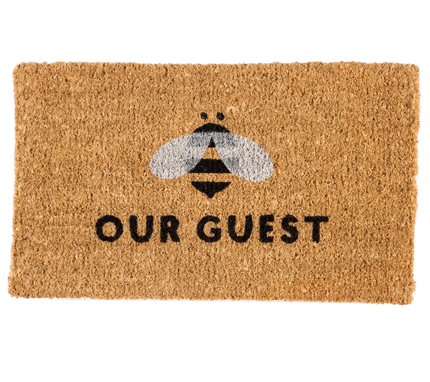 Evergreen Bee Our Guest Woven Back 18x30 Mat