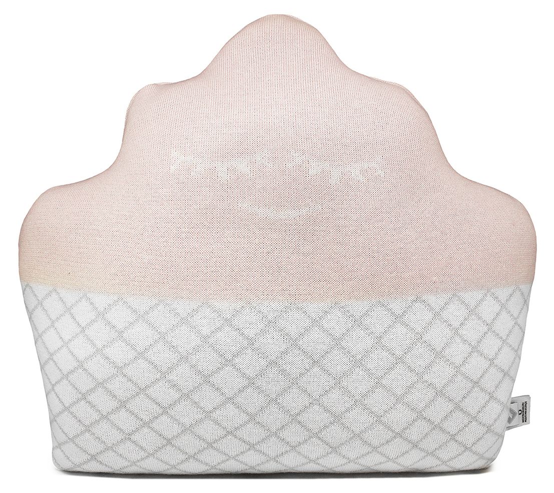 Rian Tricot Cushion Cupcake - Pink