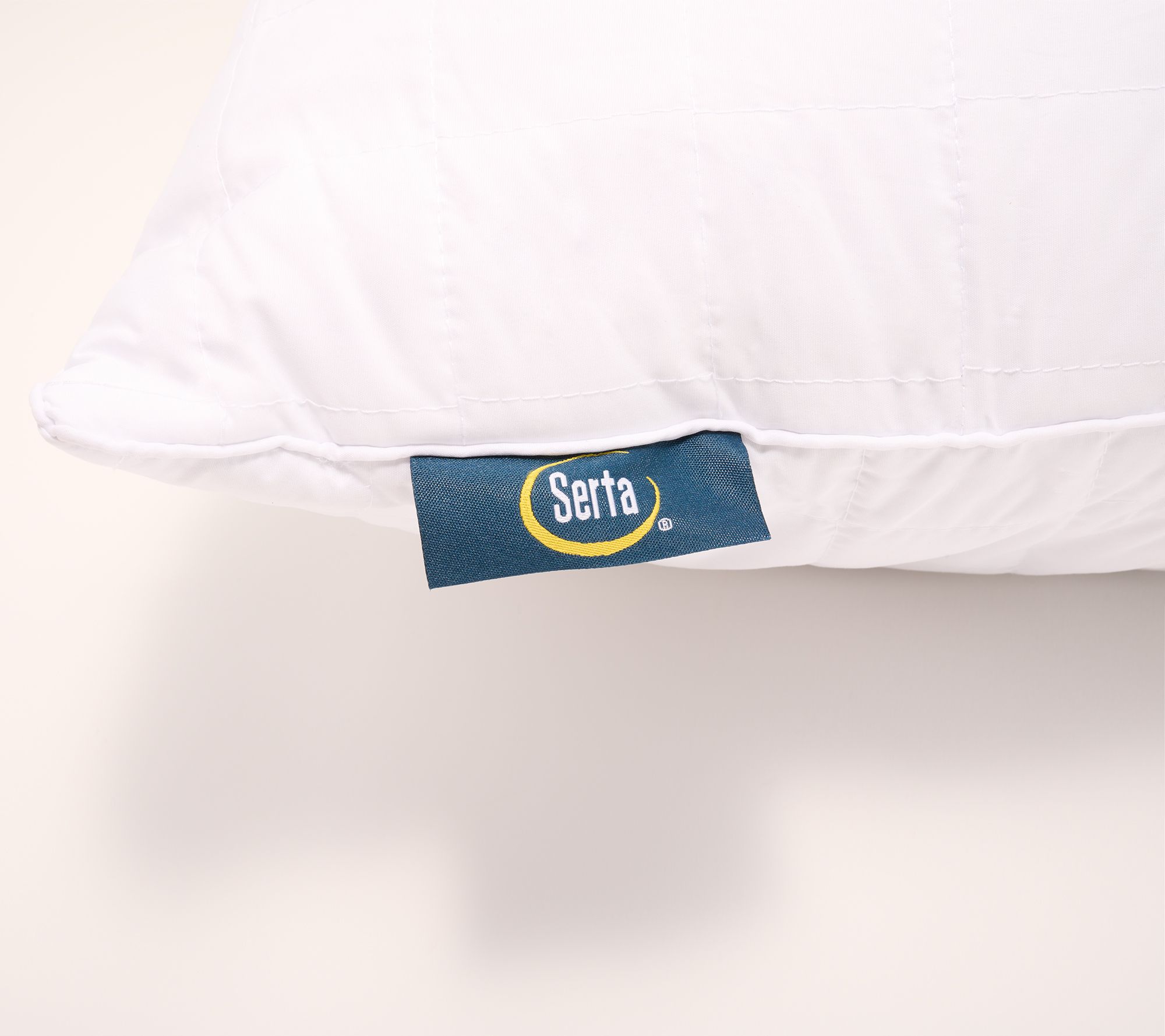 Serta Set of 2 Quilted Natural Fill Pillows- Standard/Queen - QVC.com