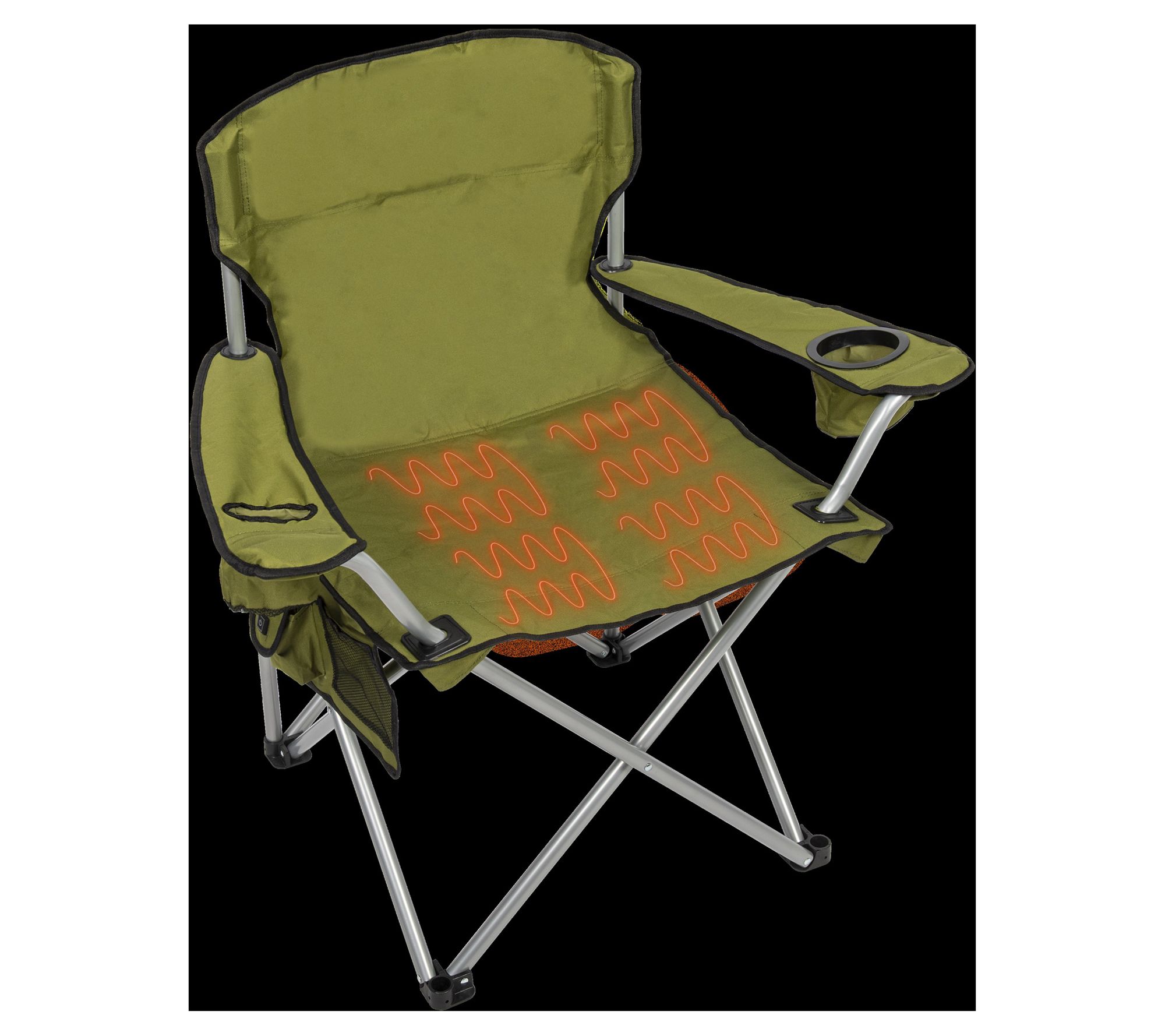 Camp & Go Moss Heavy Duty Folding Quad Chair