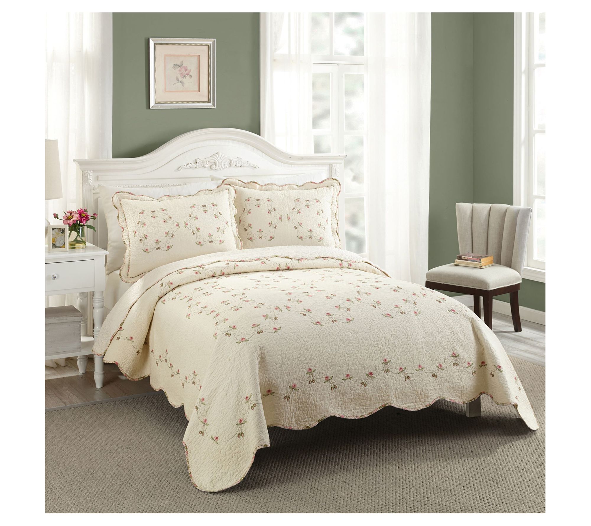Modern Heirloom Felisa Twin Quilt Set - 2 Piece