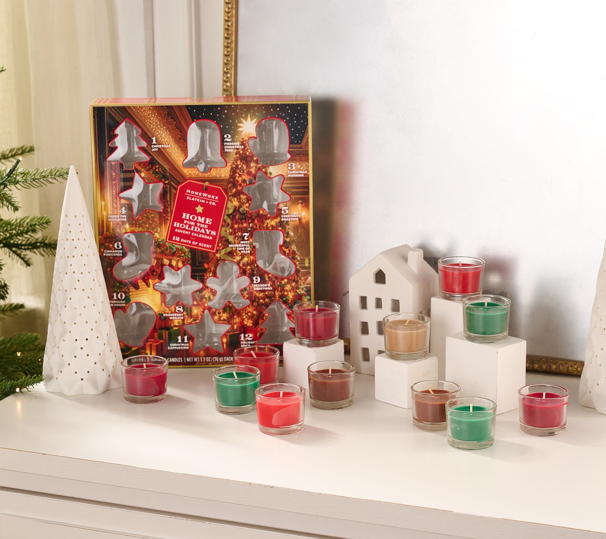 hydeアドベントカレンダー新品 HomeWorx by Slatkin + Co. 12 Days of Christmas Advent