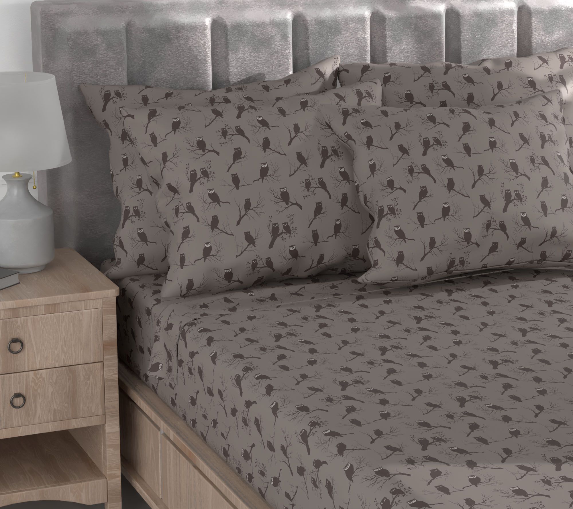Home Reflections Double Brushed Halloween 6pc Sheet Set