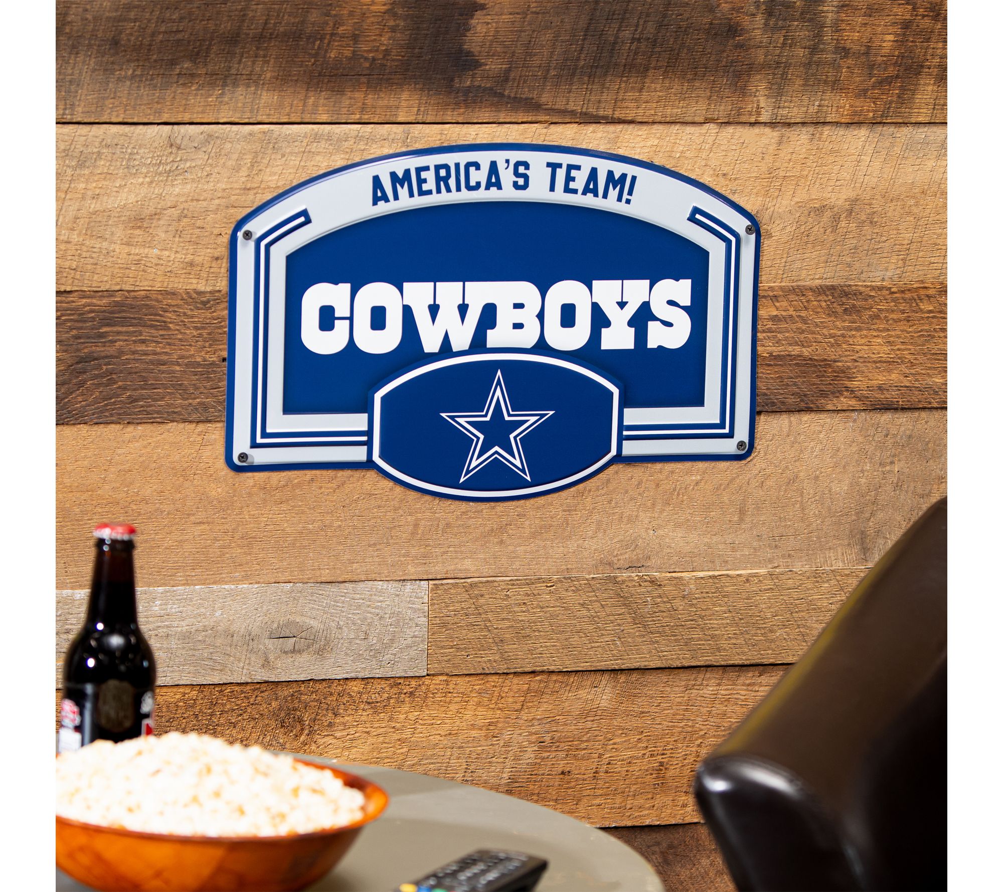 Evergreen NFL Team Embossed Steel Wall Sign, 11"x17"