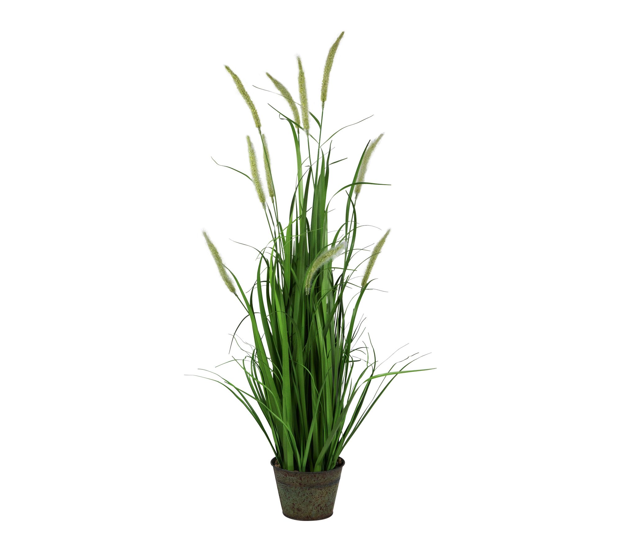 Northlight 36" Potted Green Artificial Onion Grass Plant