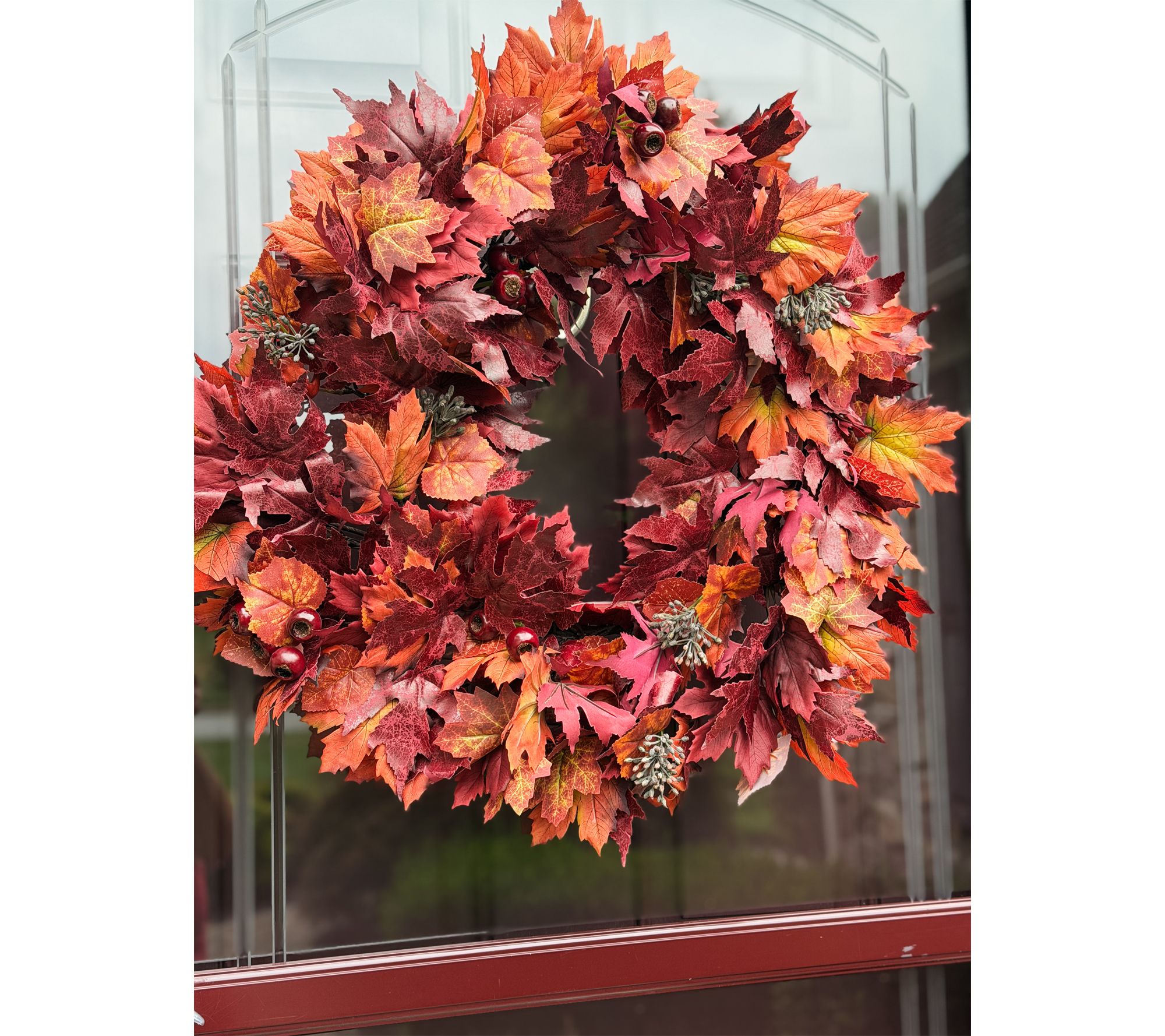 Simply Stunning Fall Bounty Wreath by Janine Graff