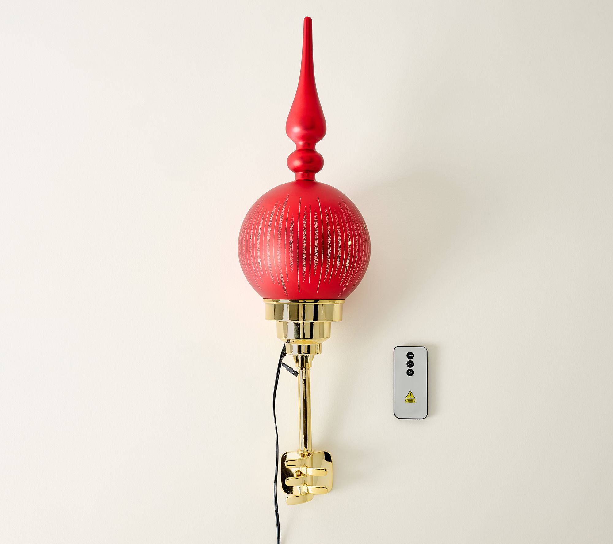  Starry Night Rotating Tree Topper with Remote by Valerie