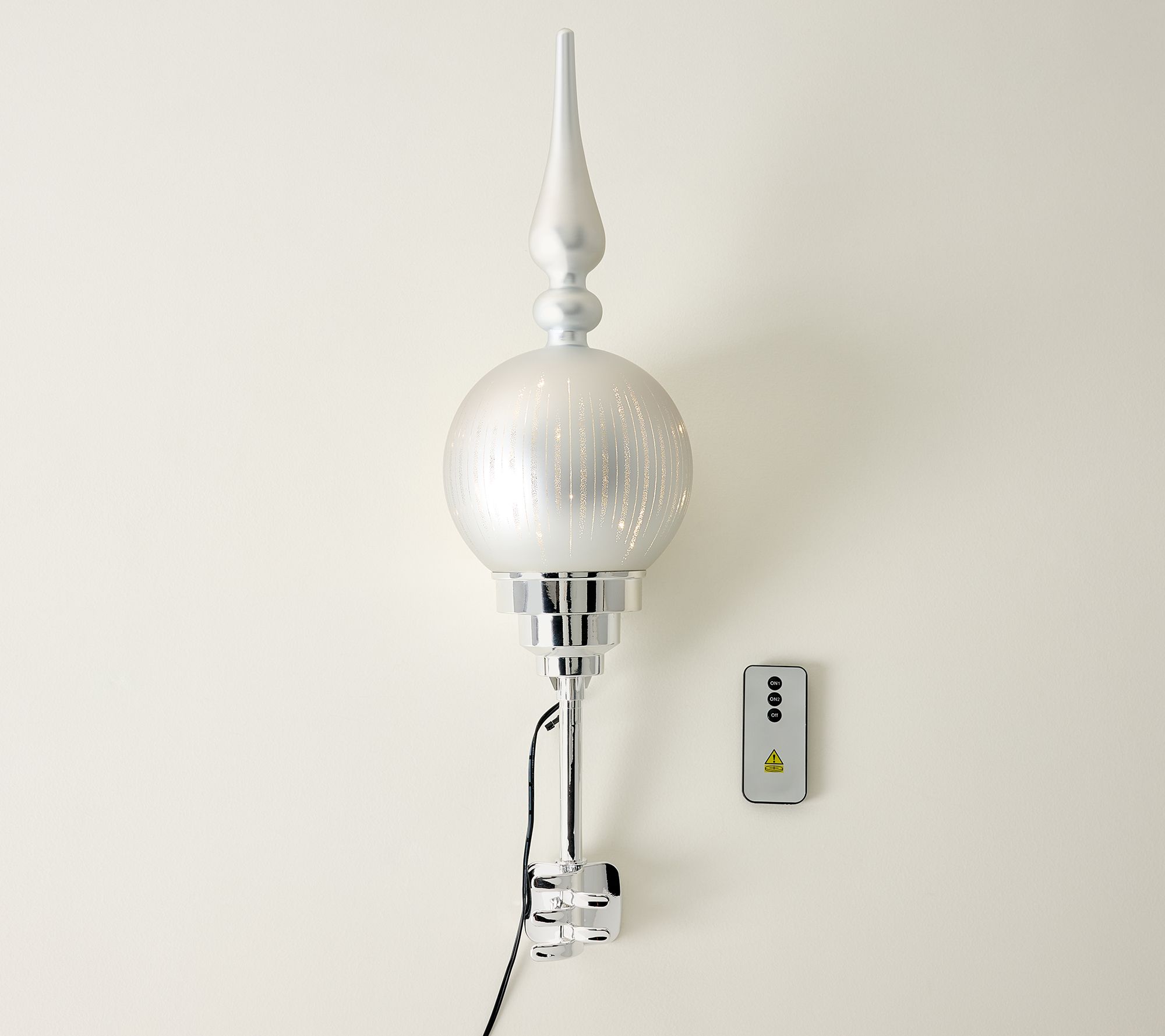 Starry Night Rotating Tree Topper with Remote by Valerie