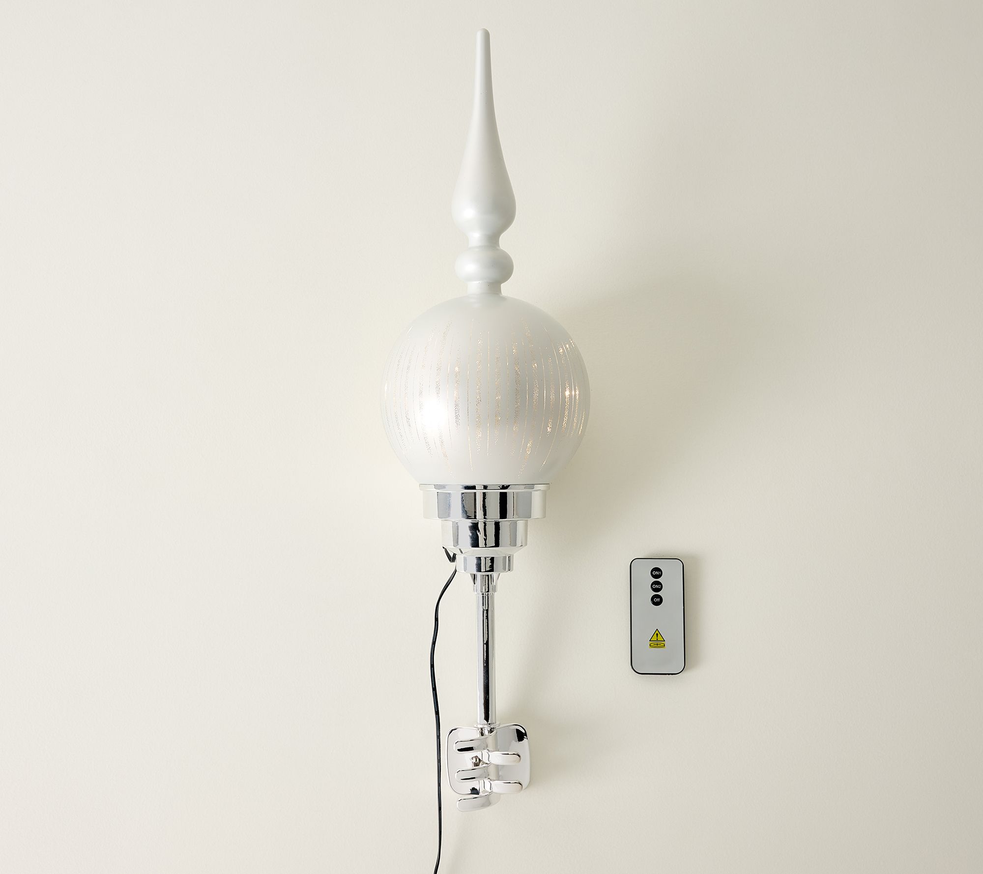 Starry Night Rotating Tree Topper with Remote by Valerie