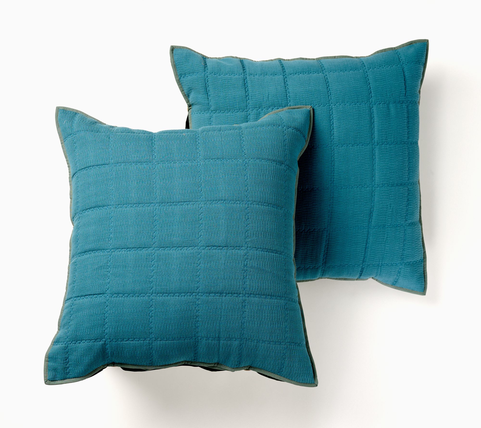 LOGO Home Solid Euro Shams- 2 pack | QVC