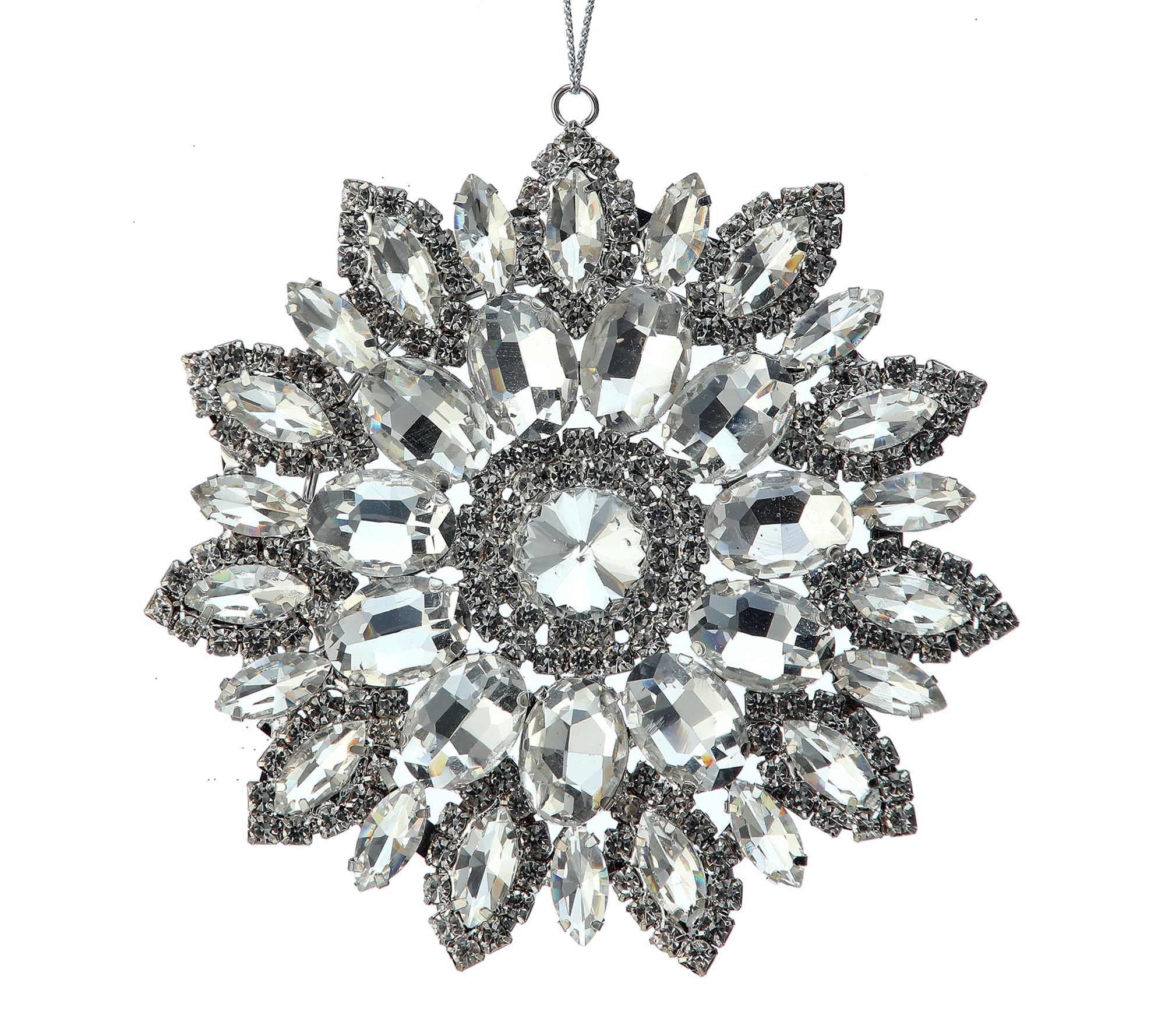 4" Jewel Pendant Starburst Ornament by Valerie