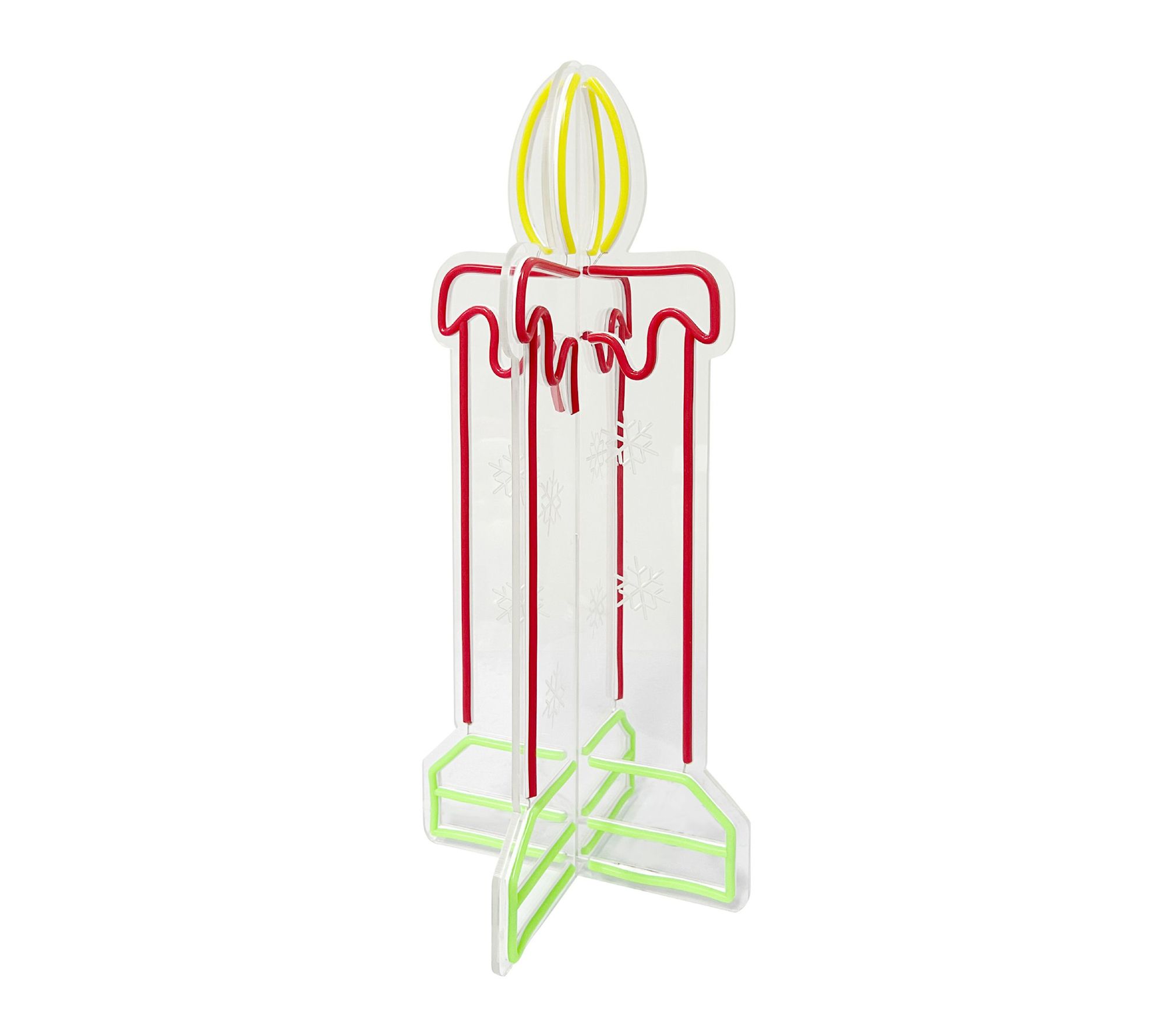 Fraser Hill Farm 23.6-in. 3D Neon LED Candle