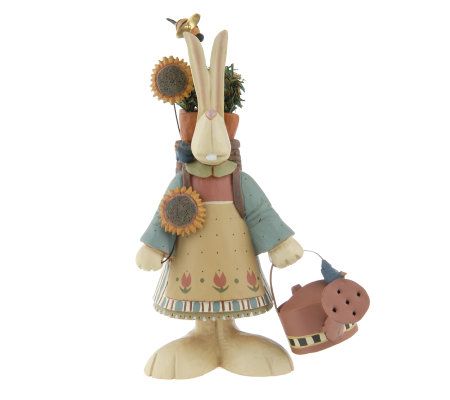 Williraye Girl Bunny with Backpack Figurine - QVC.com