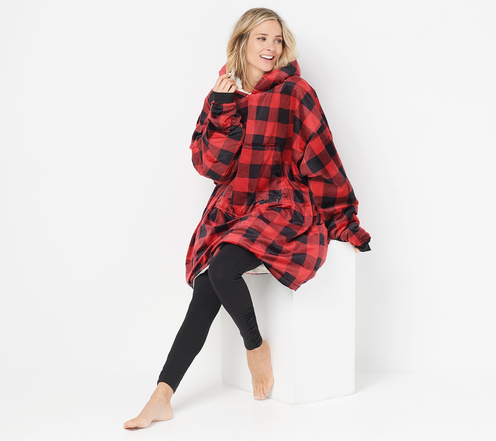 the comfy oversized blanket sweatshirt