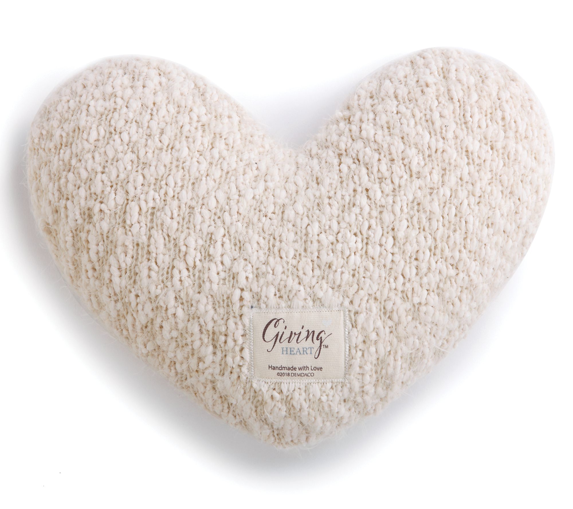 DEMDACO The Giving Heart Huggable Weighted Pillow