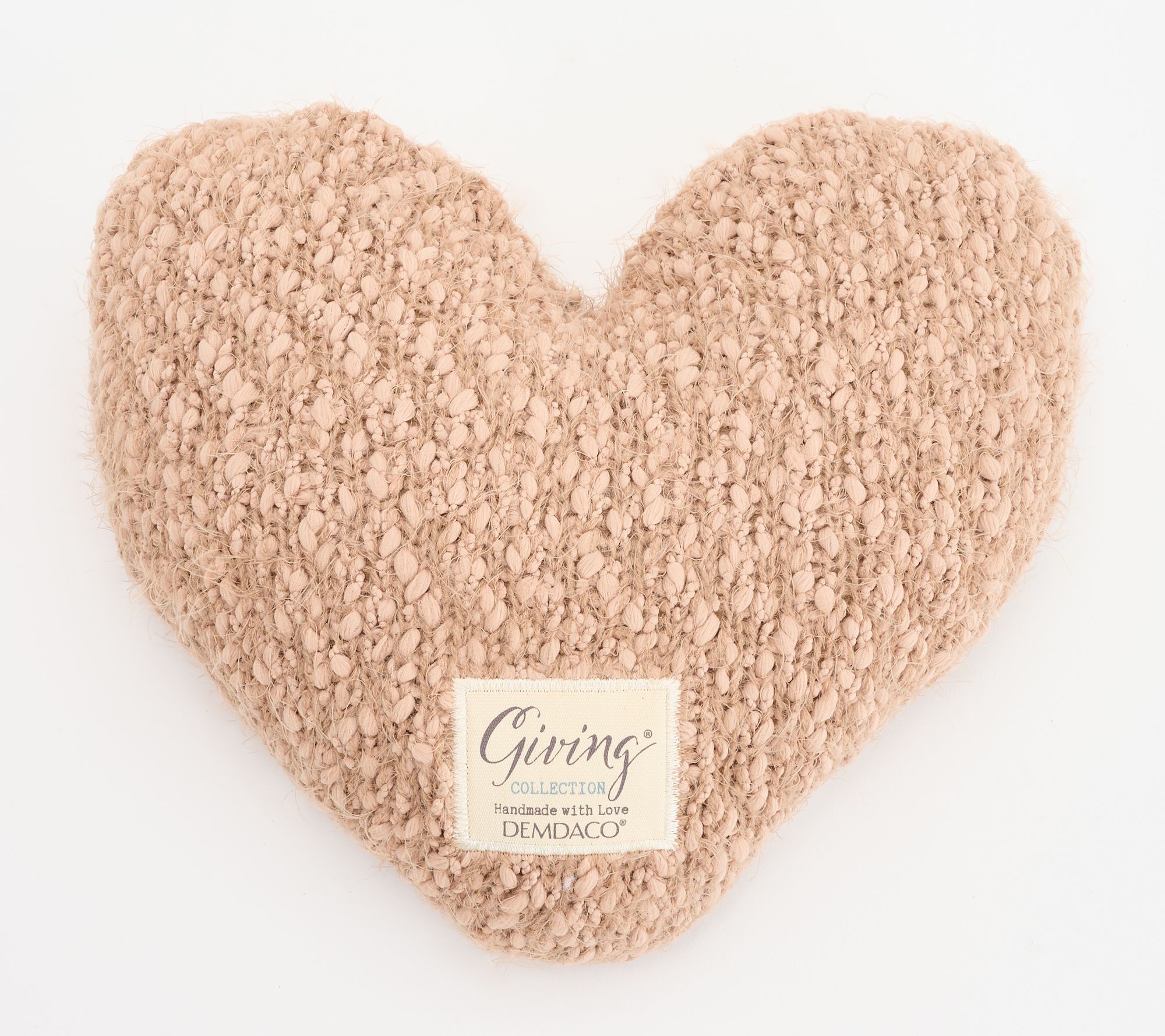 DEMDACO The Giving Heart Huggable Weighted Pillow QVC