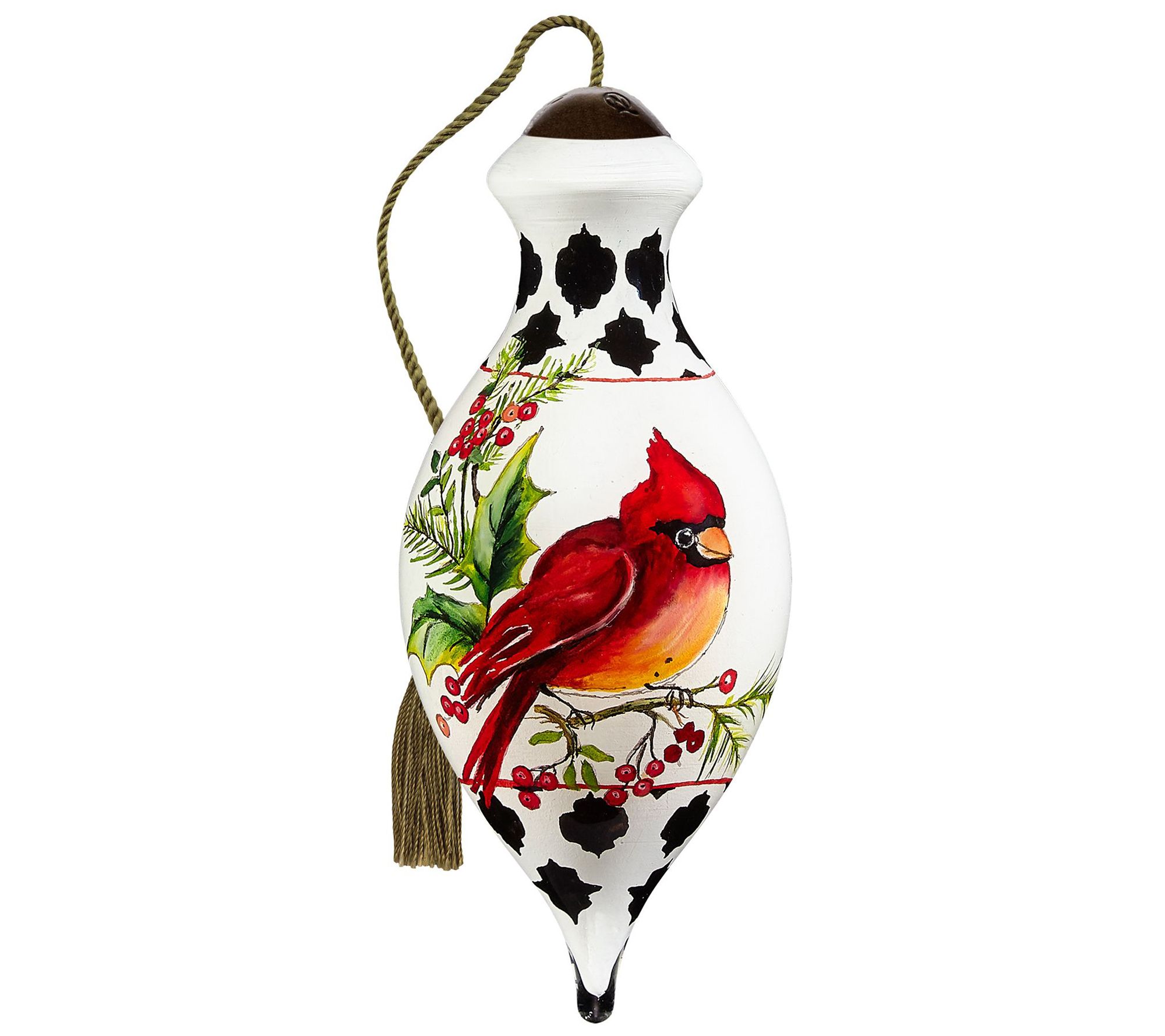 Ne'Qwa Peace Cardinal Ornament - QVC.com