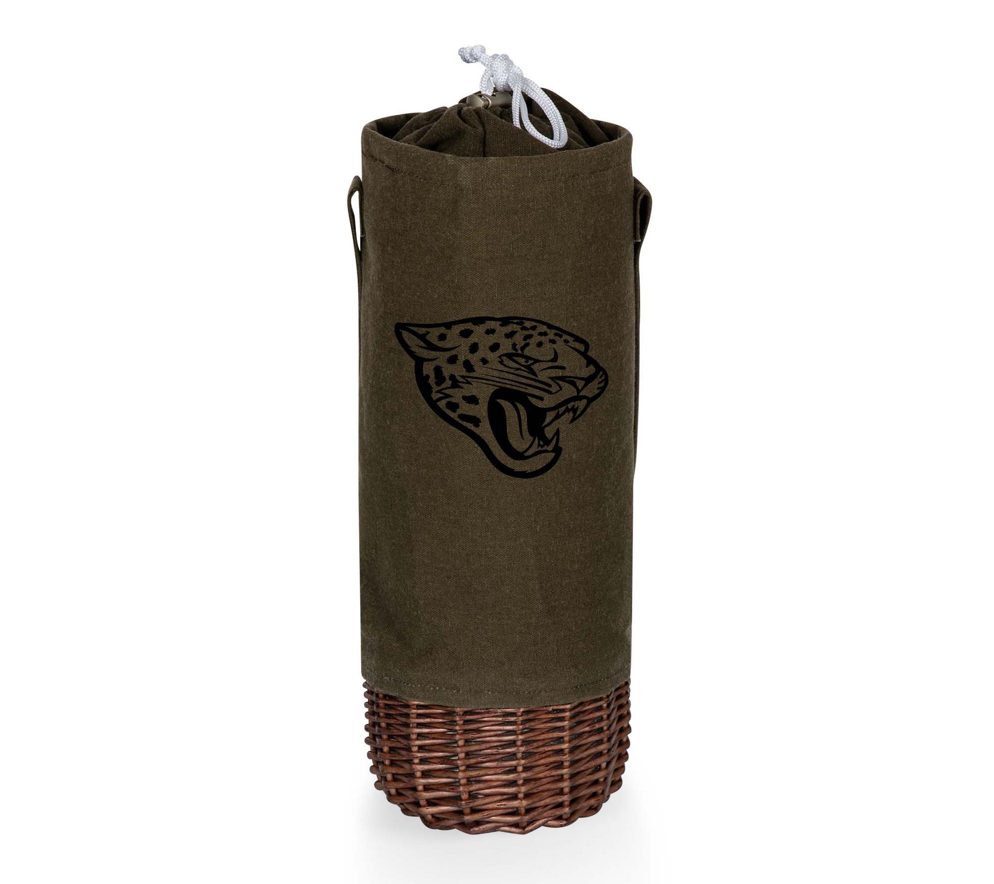 NFL Malbec Insulated Canvas and Willow Wine Bottle Basket