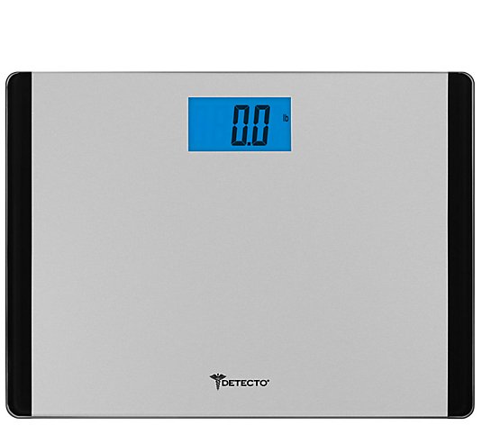 Detecto Extra-Wide Body Glass LCD Digital Scale