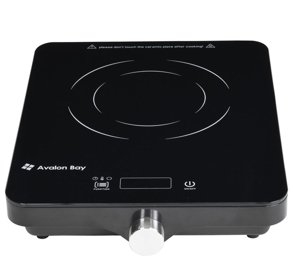 Avalon Bay Portable Induction Cooker Cooktop Countertop Burner - QVC.com