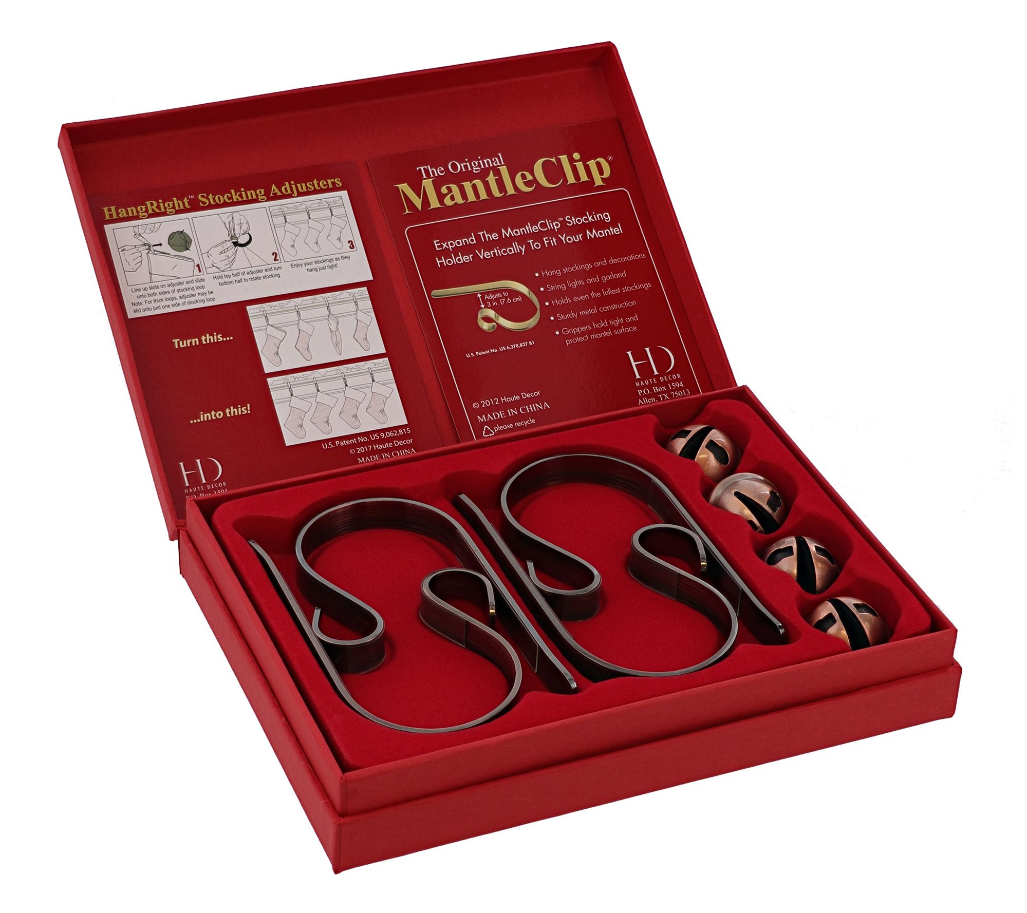 Haute Decor Holiday Mantle 8pc Decorator ToolKit wStorage Box - QVC.com