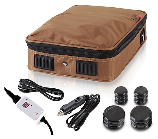 Ayahua Hot Stone Massage Kit - Portable with Plug-in Design