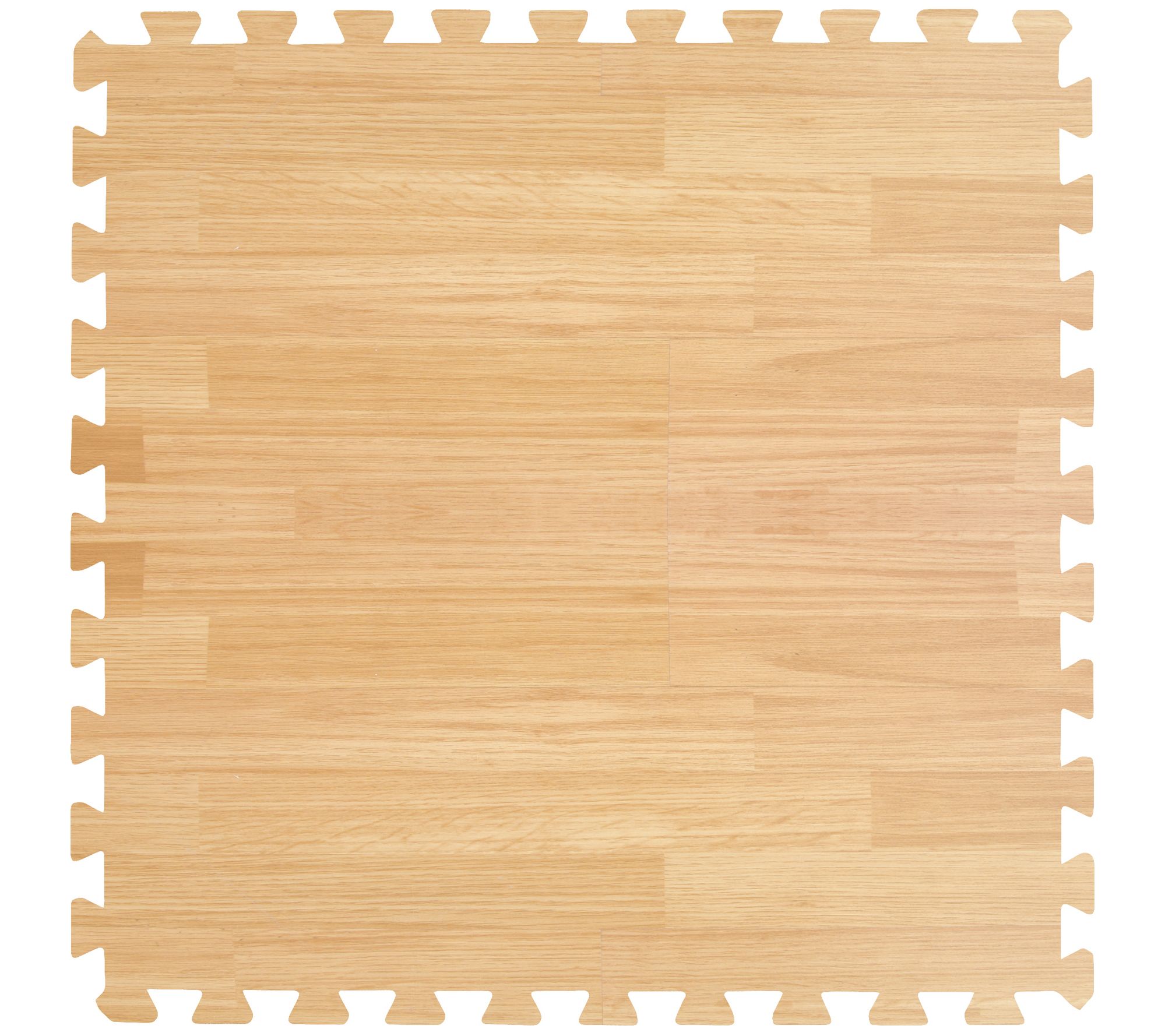 Interlocking Floor Mat -Wood Grain Print, 12-pc