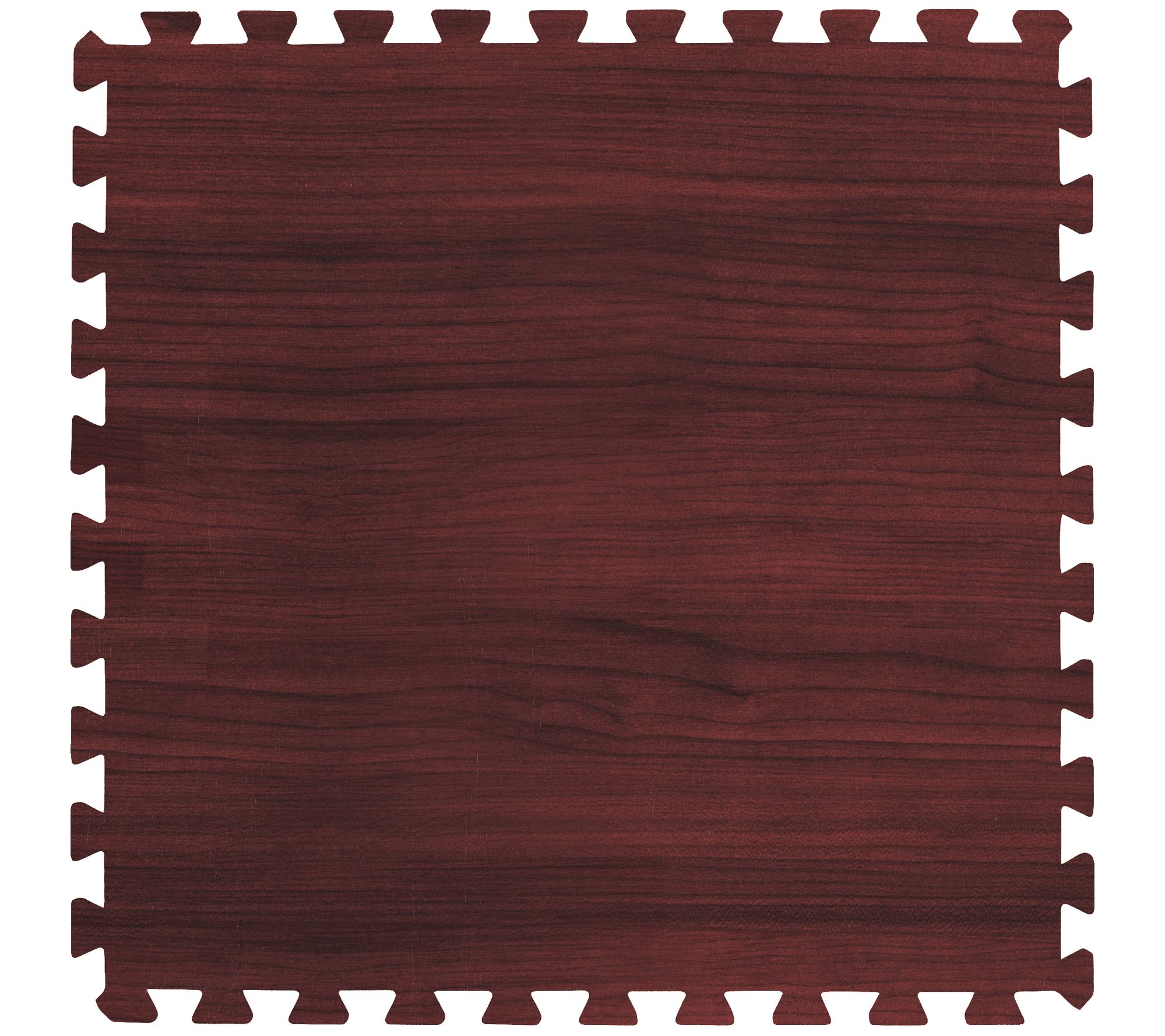 Interlocking Floor Mat -Wood Grain Print, 12-pc