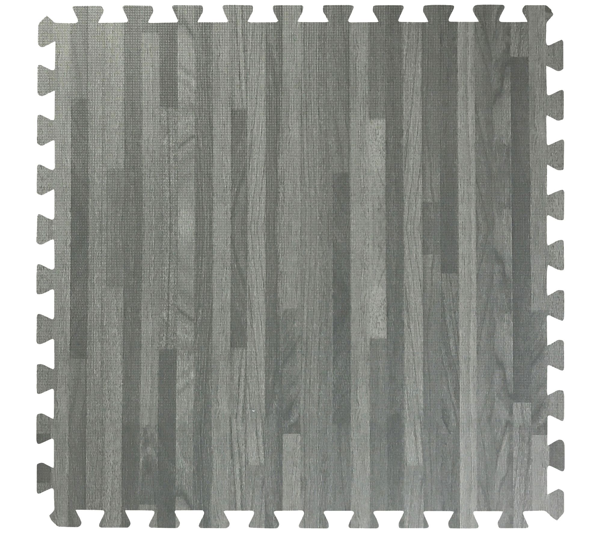 Interlocking Floor Mat -Wood Grain Print, 12-pc