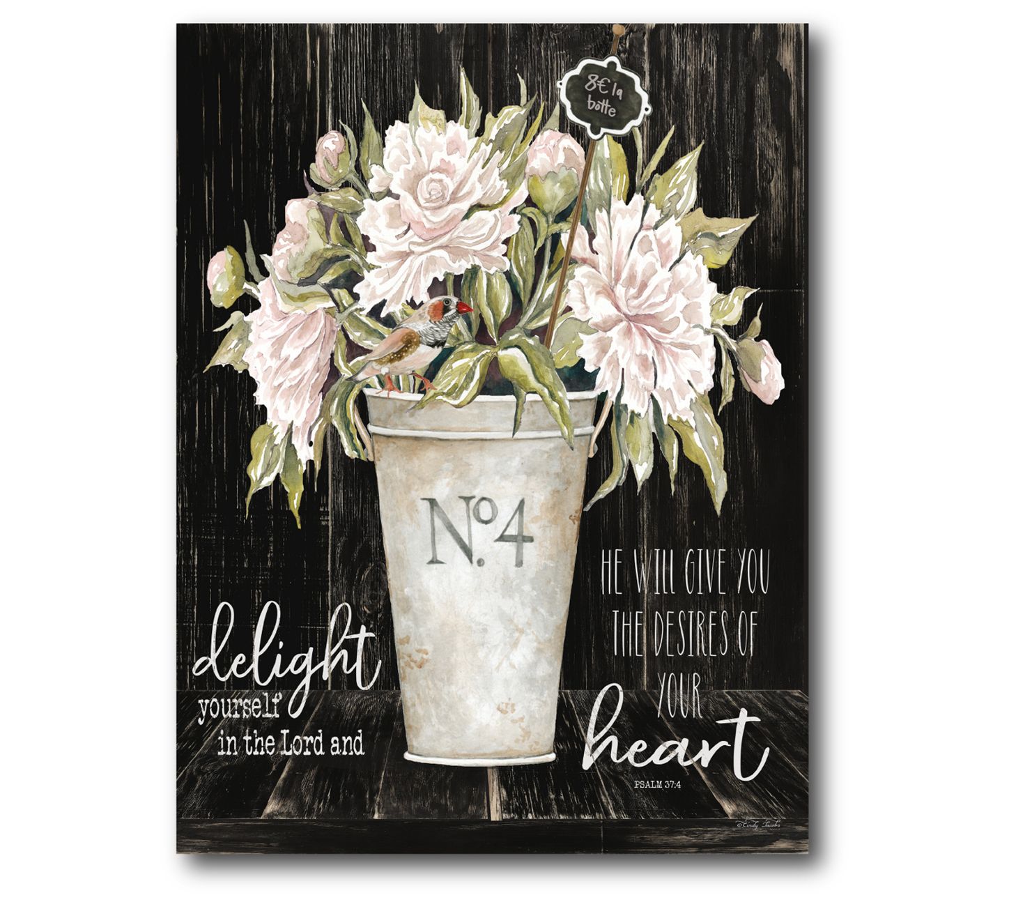 Courtside Market French Flowers II 16x20 CanvasWall Art