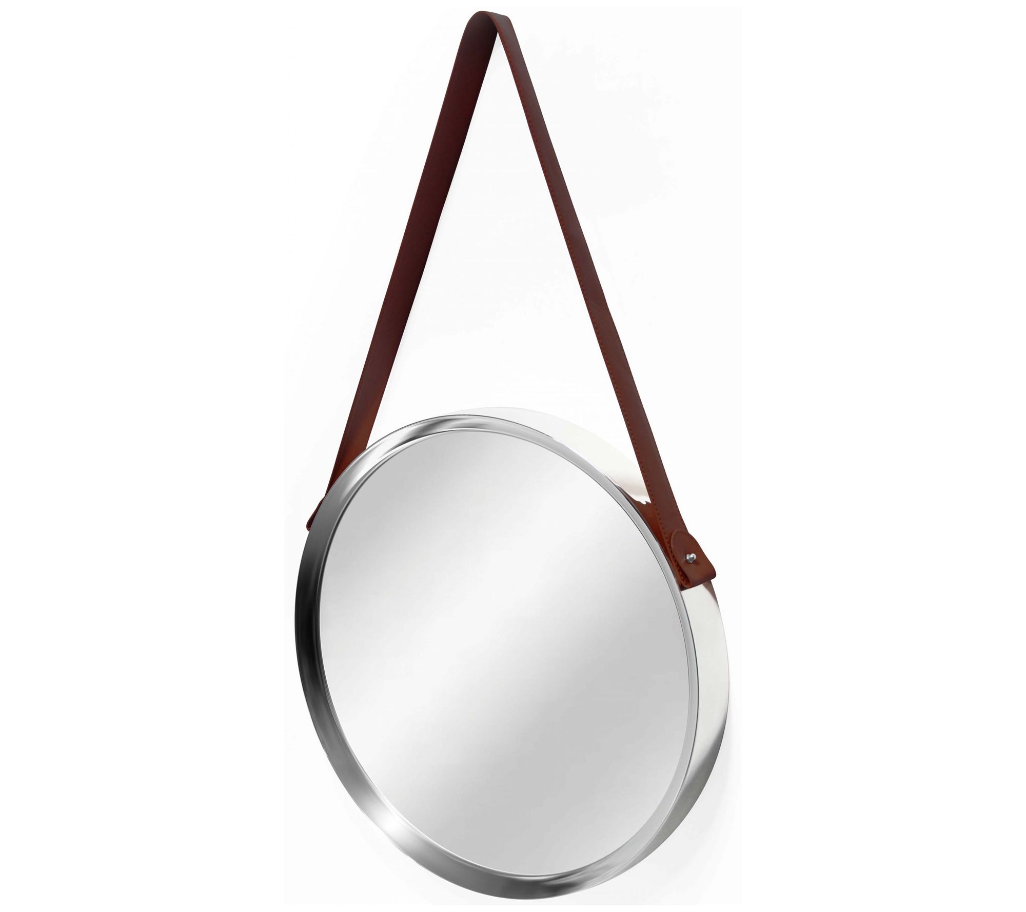 Infinity Instruments 18" Wall Mirror, Convex Silver Frame