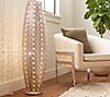 River of Goods 44"H Oversized Punched Metal Floor Lamp, 1 of 5
