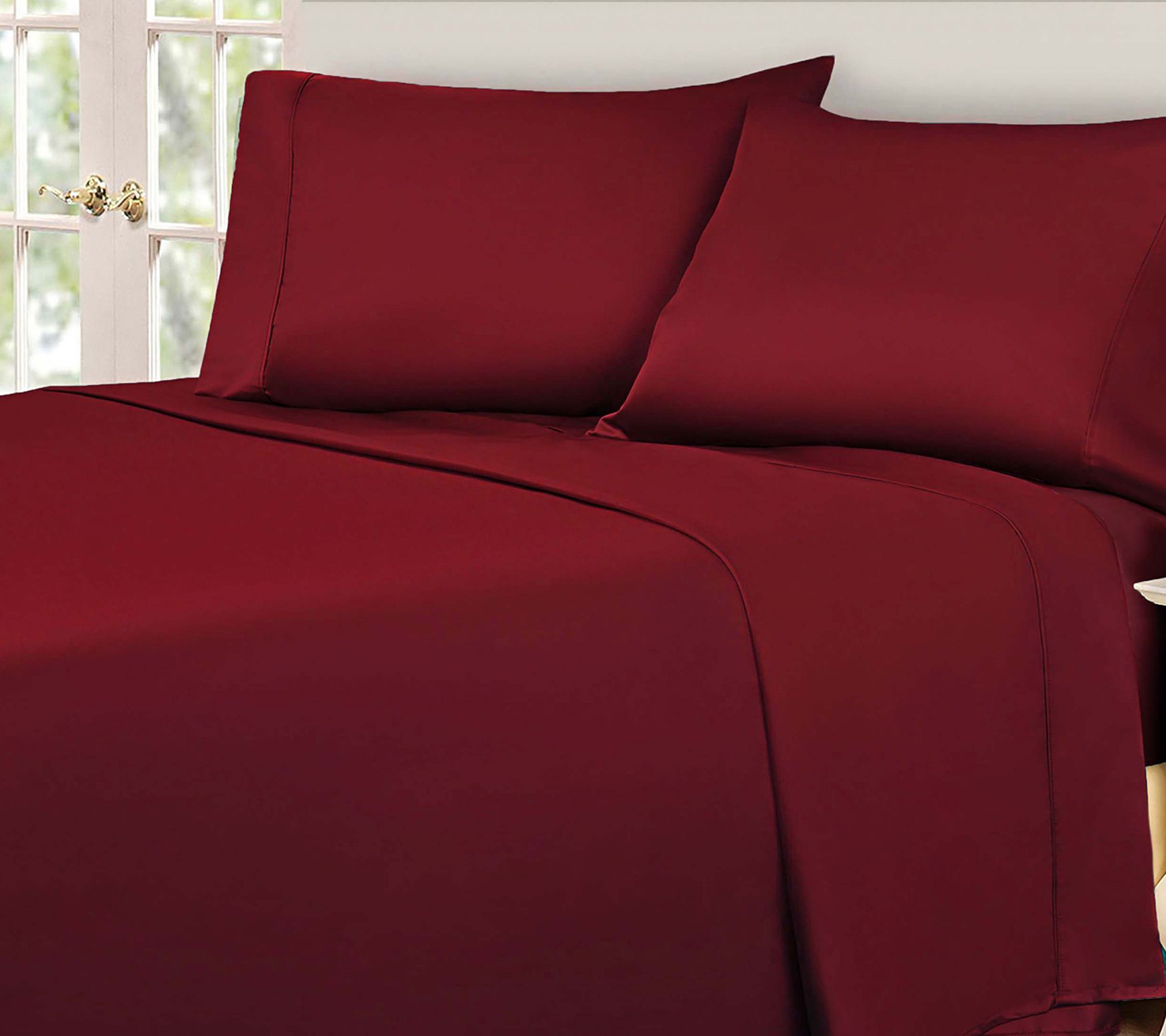 Superior 530- TC Solid Deep Pocket Egyptian Cotton Sheets