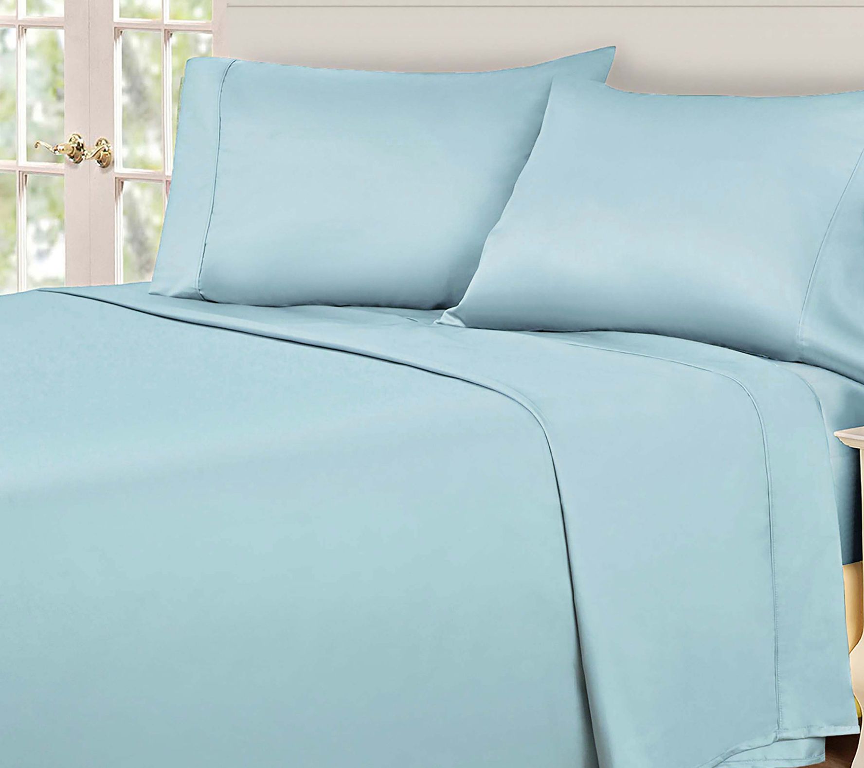 Superior 530- TC Solid Deep Pocket Egyptian Cotton Sheets