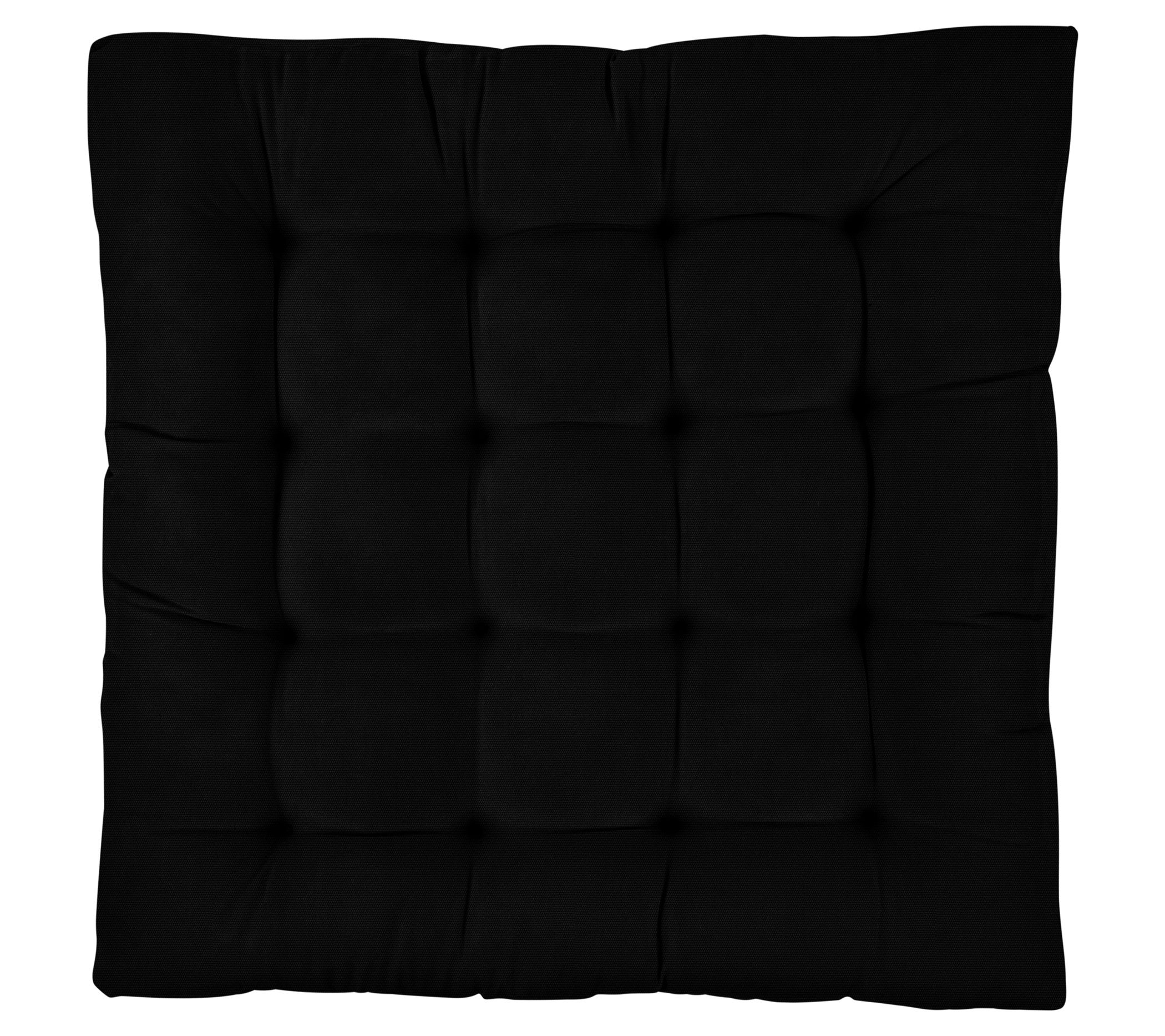 Sorra Home 40" Square Sunbrella Floor Pillow with Handle