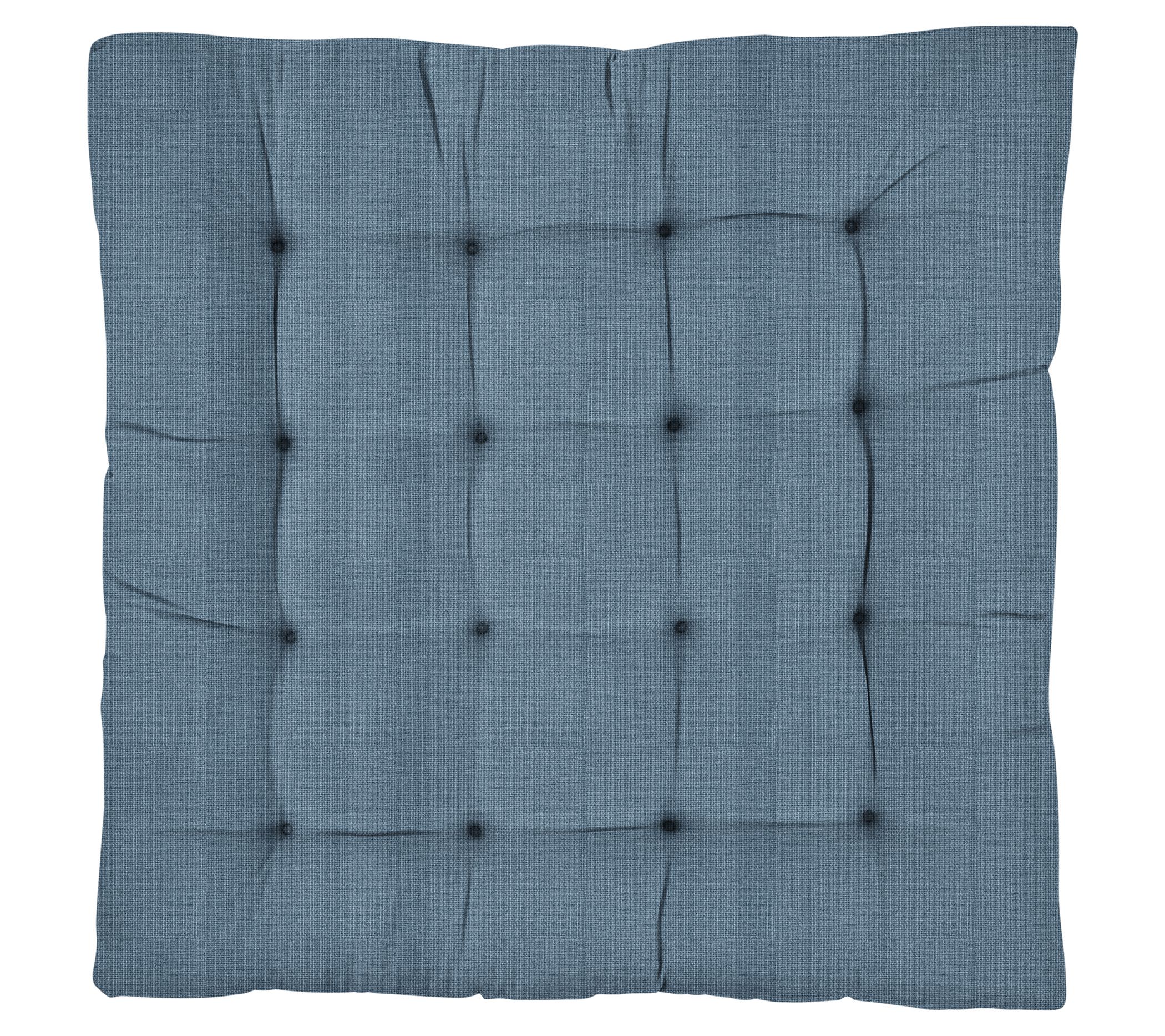 Sorra Home 40" Square Sunbrella Floor Pillow with Handle