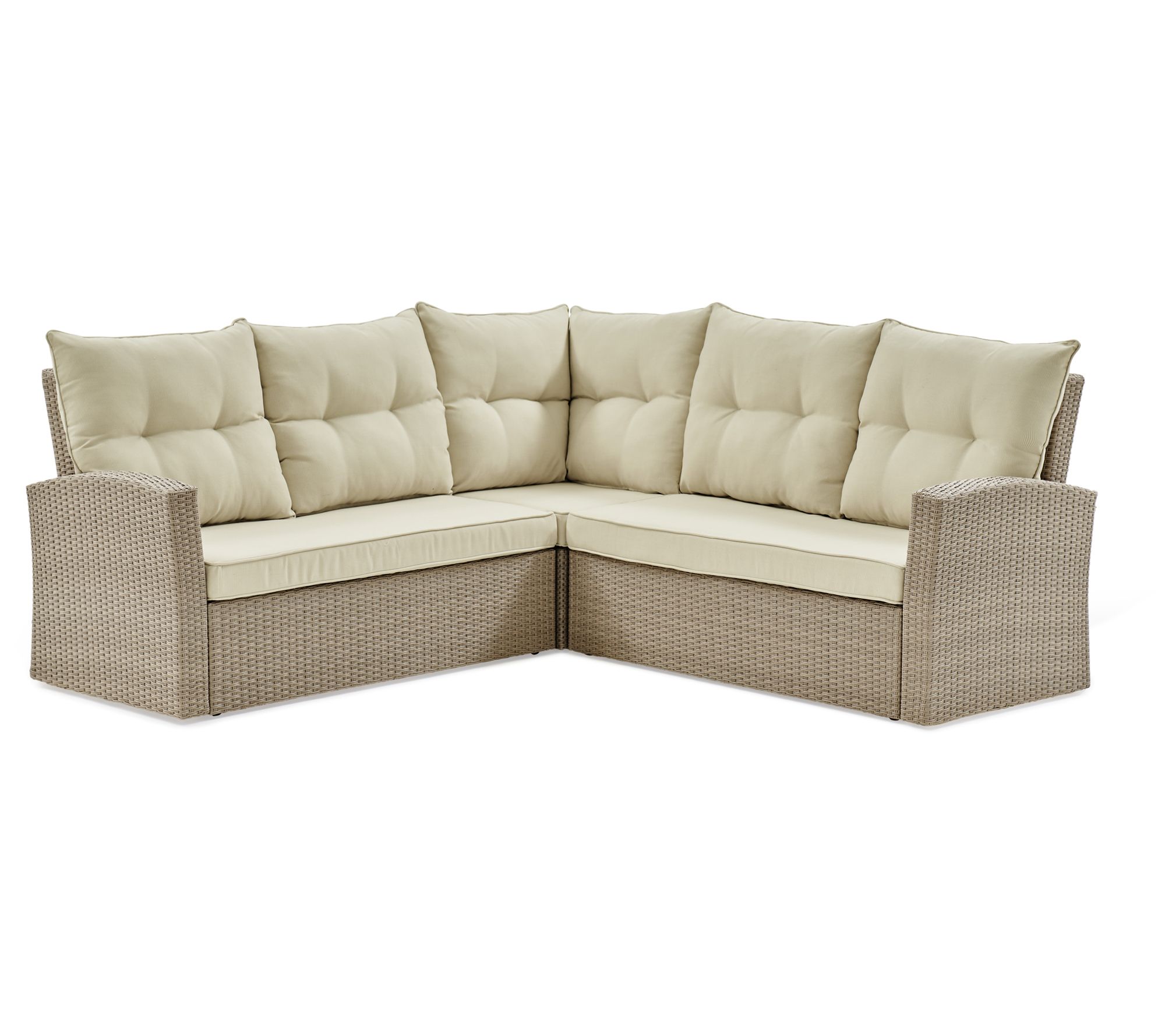 Alaterre Furniture Canaan Large Sectional Sofa ith Cushions