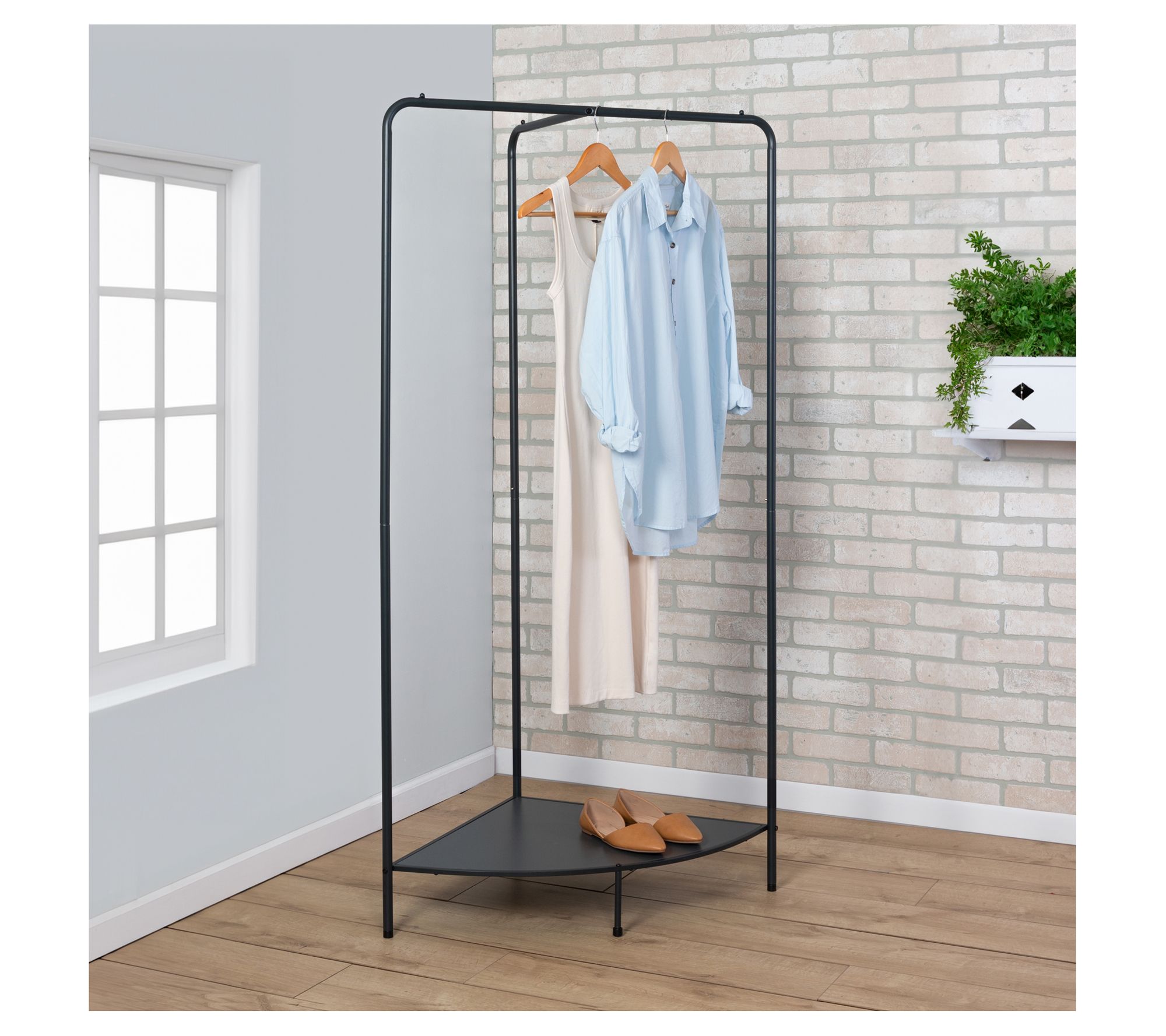 Honey-Can-Do Freestanding Open Metal Closet  - Best Buy