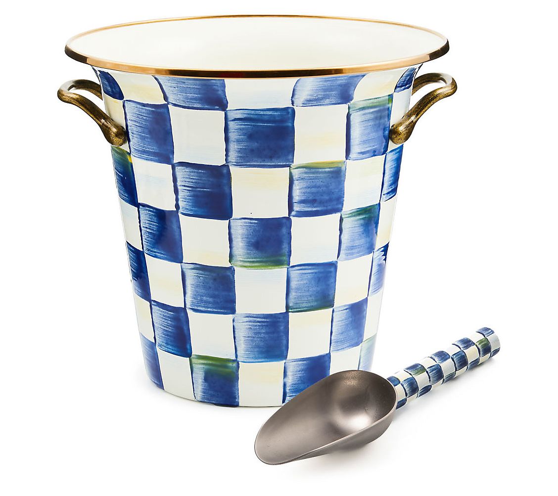 MacKenzie- Childs 1-Gallon Ice Cooler and Scoop