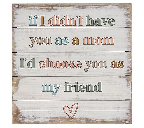 Sincere Surroundings 8" Choose You Friend Pallet Petite