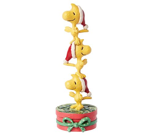 Peanuts by Jim Shore Stacked Woodstocks Mini