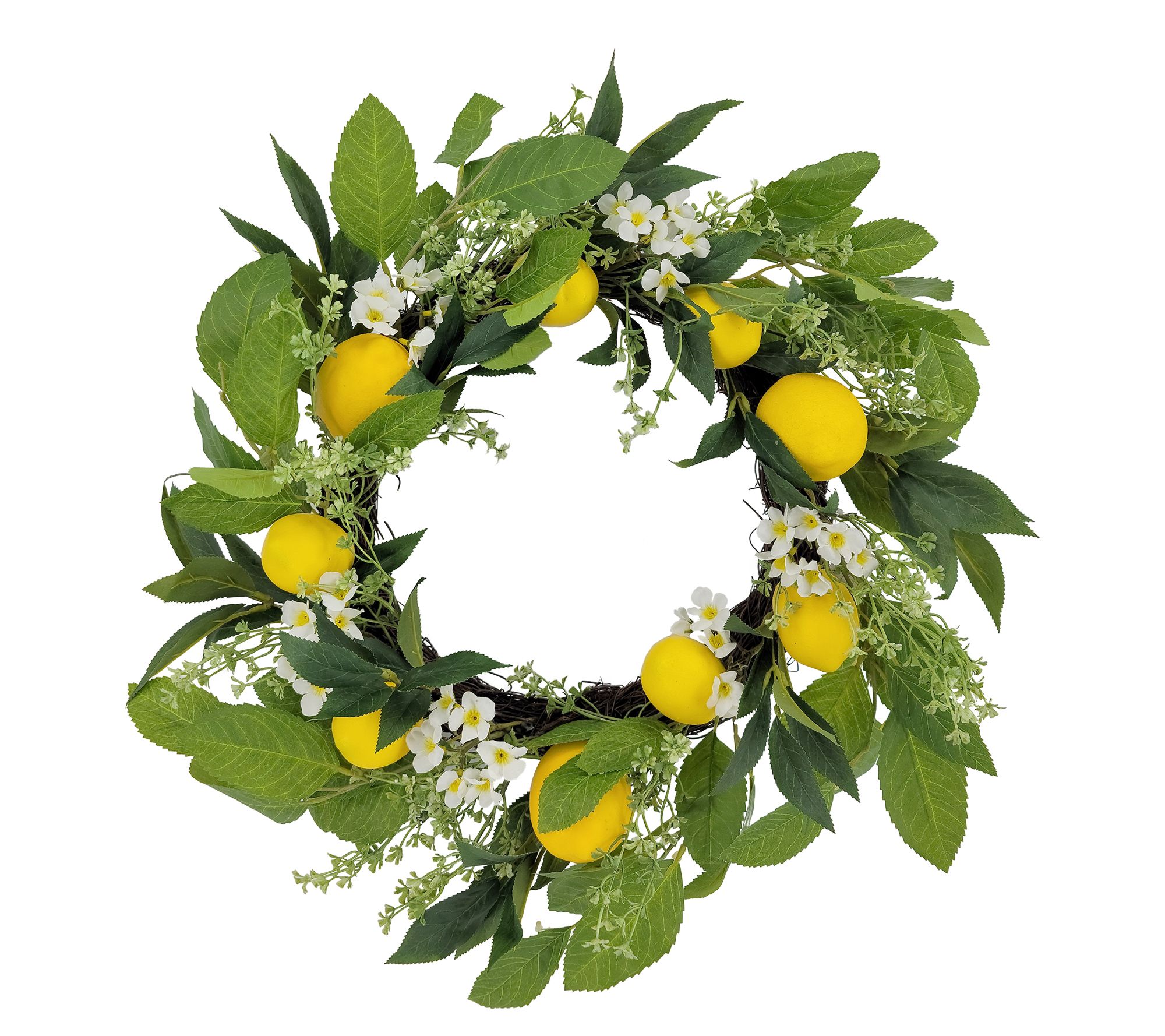 Puleo International 24" Artificial Daisy SpringDoor Wreath