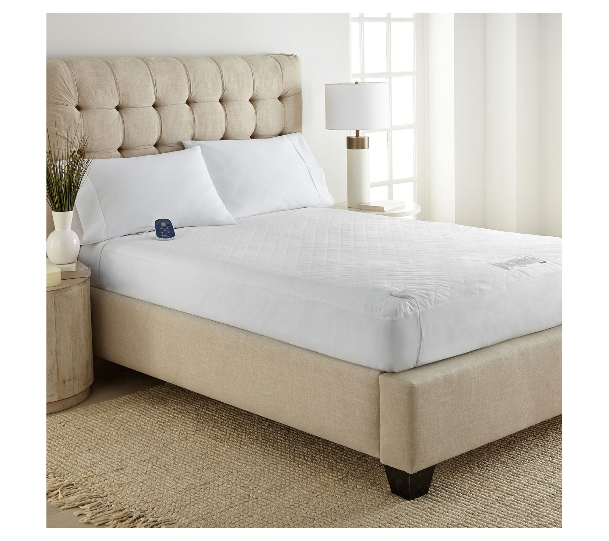 Shavel home Products MicroFlannel Electric Mattress Pad- Full