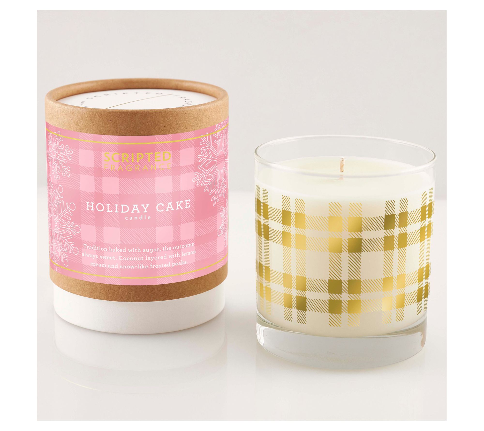 Scripted Fragrance S/2 8oz 100% Soy Holiday Candles