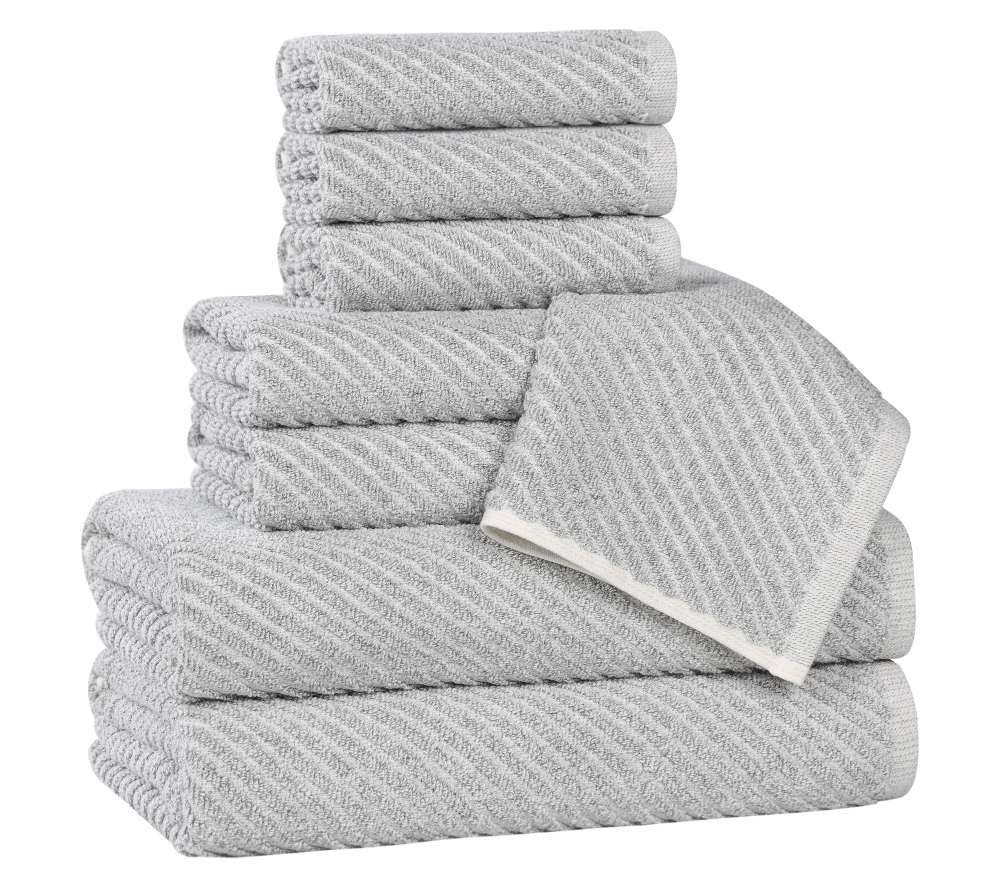 Superior Amelia Cotton Blend 8 Piece Towel Set
