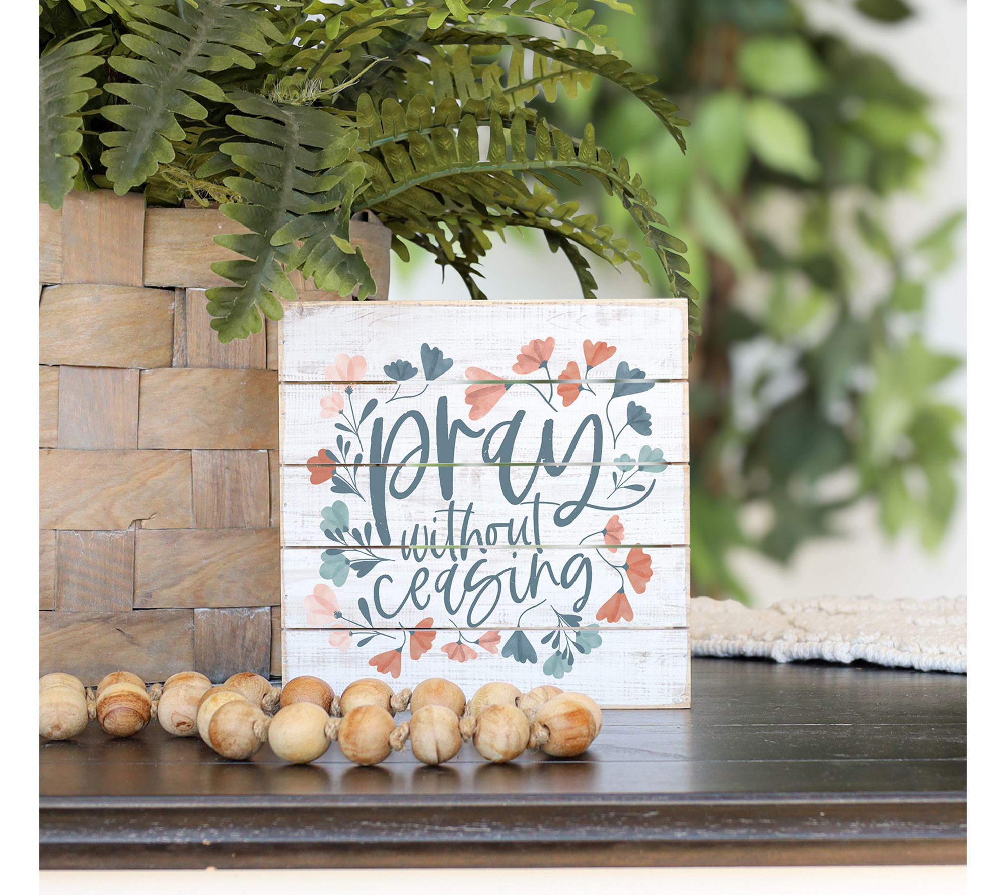 Sincere Surroundings 8" Pray w/o Ceasing  Pallet Petite