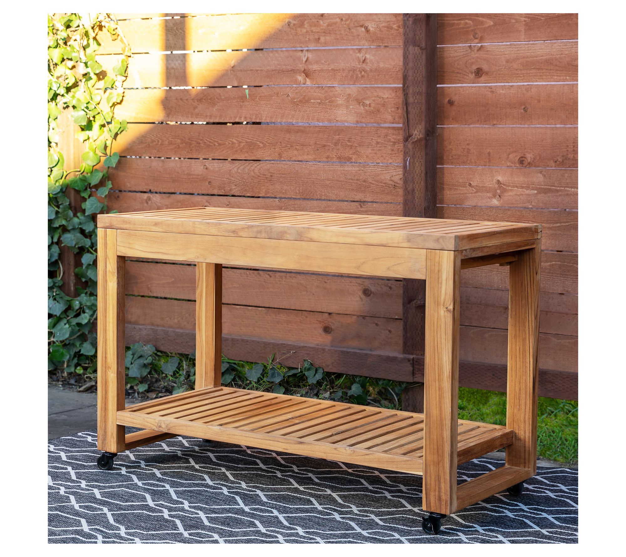 Linon Home Teak Cannon Island