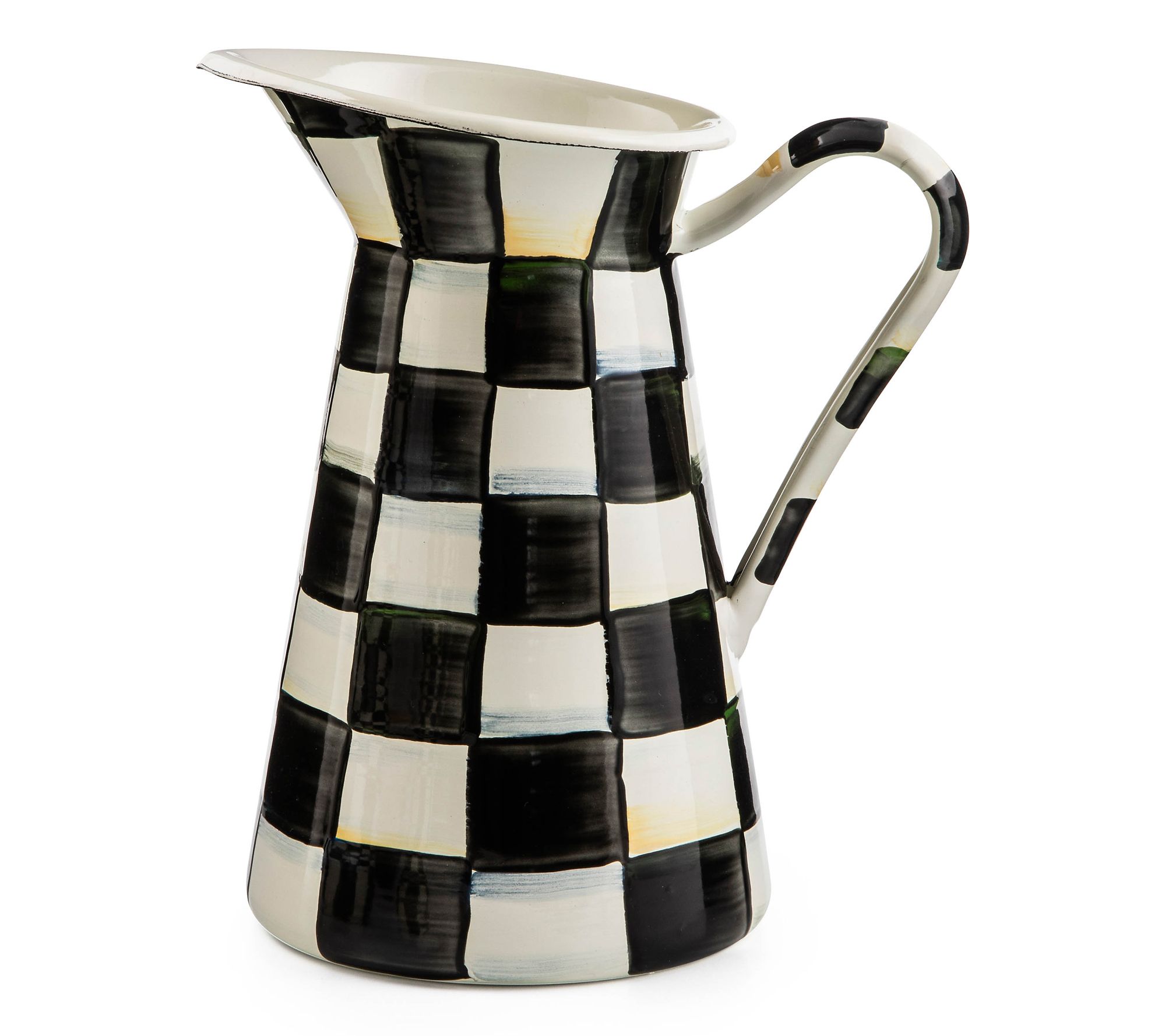 MacKenzie-Childs Courtly Check Medium Practical Pitcher