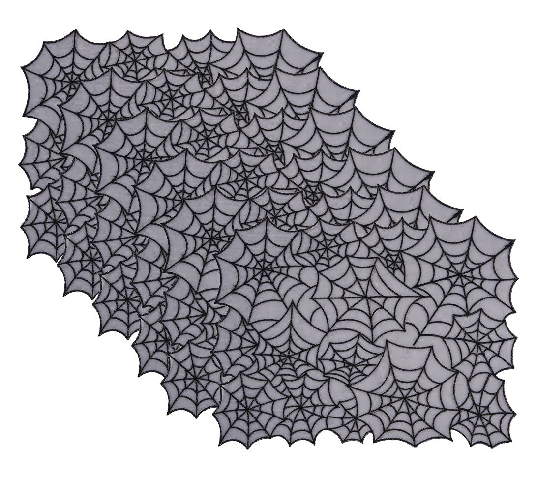 Spider Web Placemat Set of 6 by Valerie